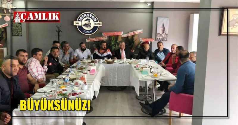 BÜYÜKSÜNÜZ!