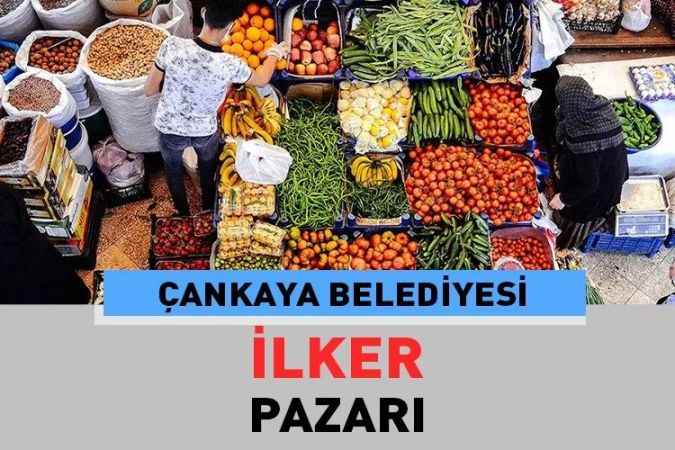 Ankara Çankaya Naci Çakır Mahallesindeki İlker, Halk Pazarında Taze Sebze ve Meyveyi Bulacağınız Pazar Güncel Fiyatları 24 Haziran 2023