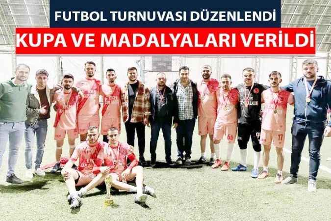 Yozgat’ın Sarıkaya ilçesinde halı saha futbol turnuvası düzenlendi