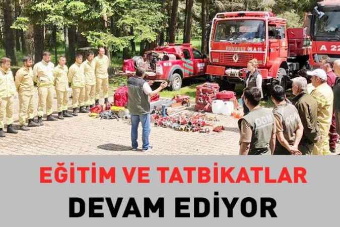 Eğitim ve Tatbikatlar Devam Ediyor