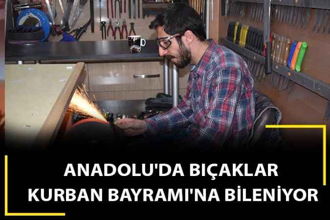Yozgat'ta bıçaklar Kurban bayramına hazırlanıyor