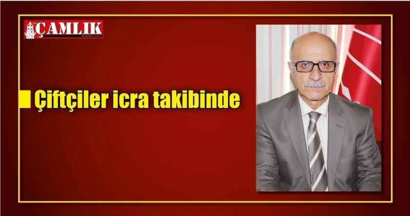 Çiftçiler icra takibinde