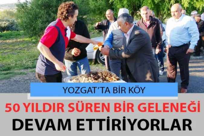 Bu Köyde Yarım Asırdır Toplu Bayramlaşma Geleneği Sürdürülüyor