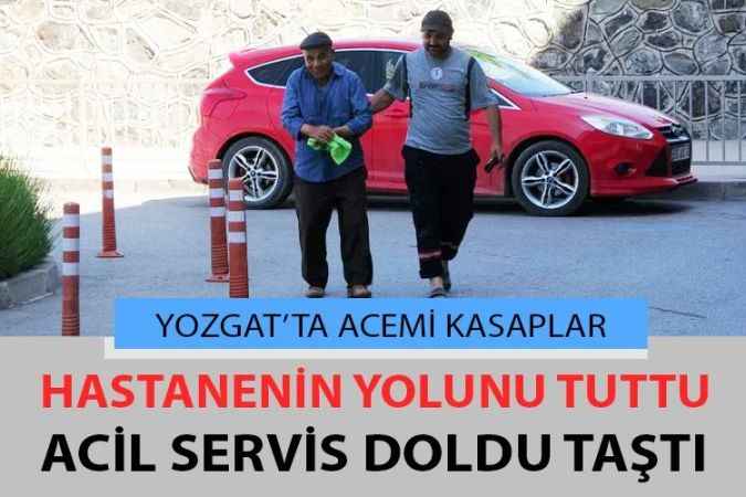 Acemi Kasaplar Hastanelik Oldu