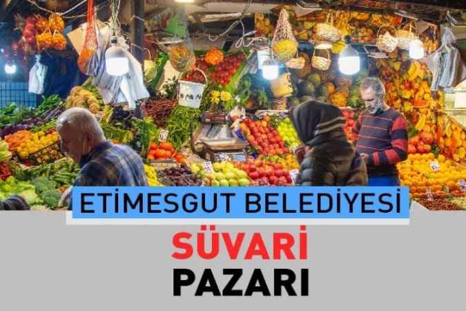 Türkiye’nin Bu Haftaki En Ucuz Halk Pazarı, Ankara Etimesgut İlçesi Süvari Semt  Pazarı