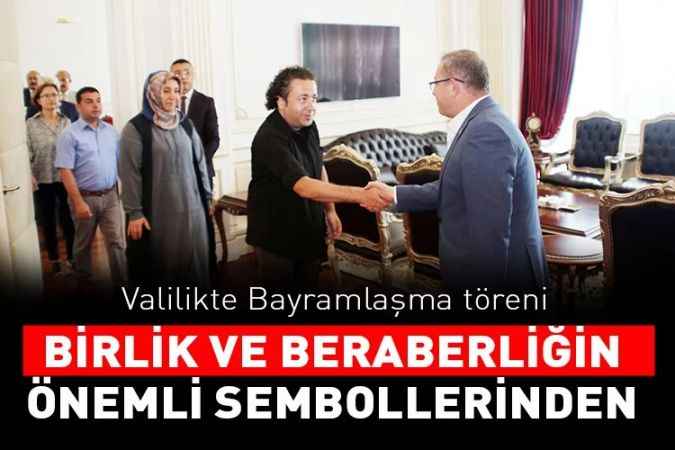 Yozgat Valiliği'nde bayramlaşma töreni yapıldı