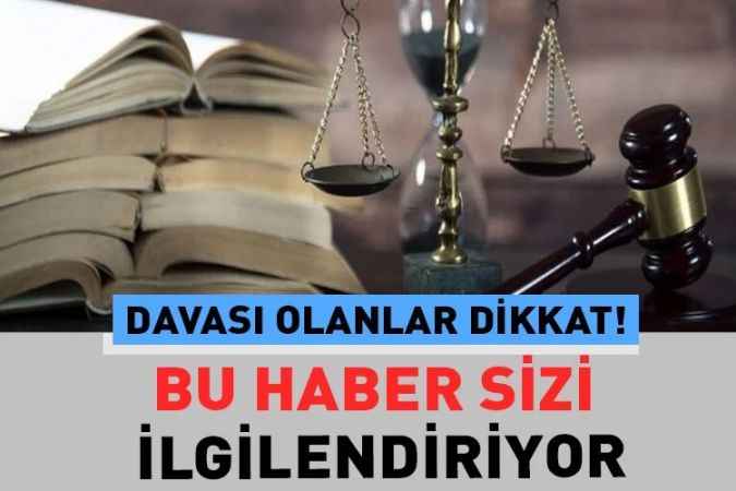 Adli tatil ne zaman başlıyor? Davası olanlar dikkat etmesi gerekiyor