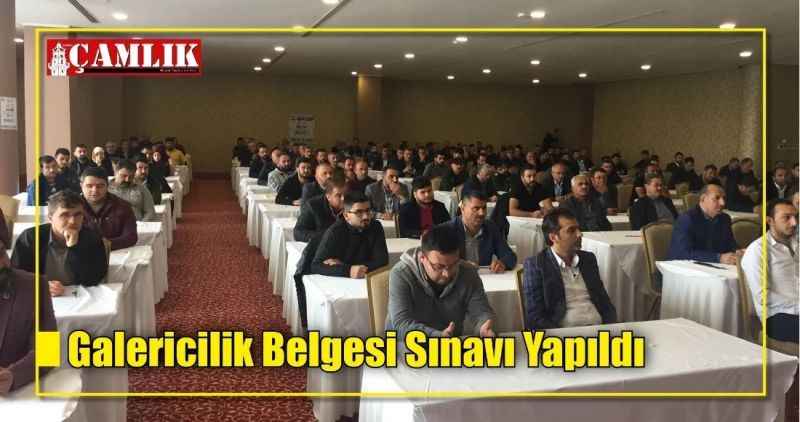 Galericilik Belgesi Sınavı Yapıldı