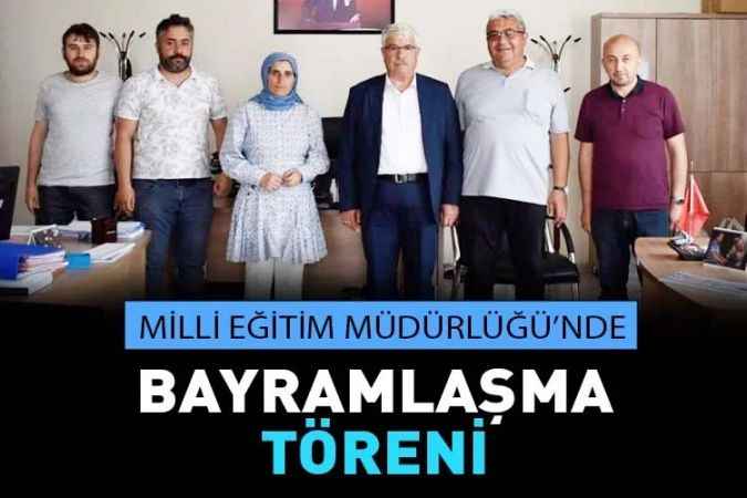 İl Milli Eğitim Müdürü Yazıcı Personel İle Bayramlaştı
