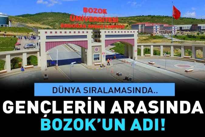 Yozgat Bozok Üniversitesi dünya sıralamasında  Gençlerin arasında  Bozok’un adı