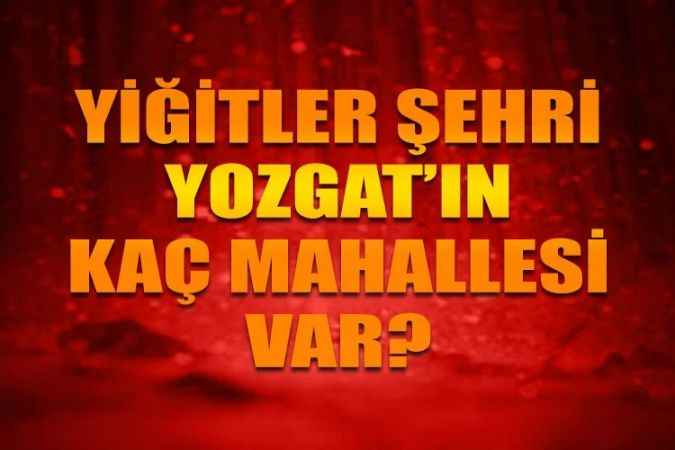 Yozgat’ın mahalleleri neler? Kaç mahallede kaç muhtar bulunuyor? İşte mahalle ve muhtarların detaylı listesi.