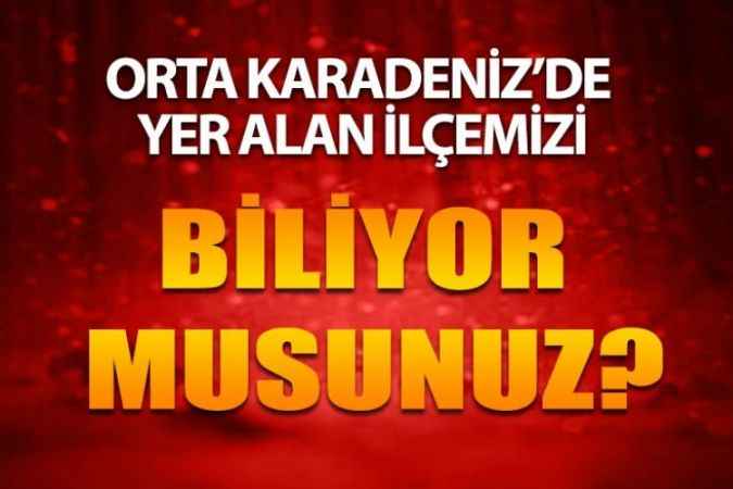 Orta Karadeniz’deki İlçelerimizden İlki: Aydıncık