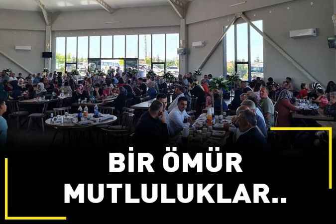 Bir ömür mutluluklar.. Başkan Baran oğlunu evlendirdi..
