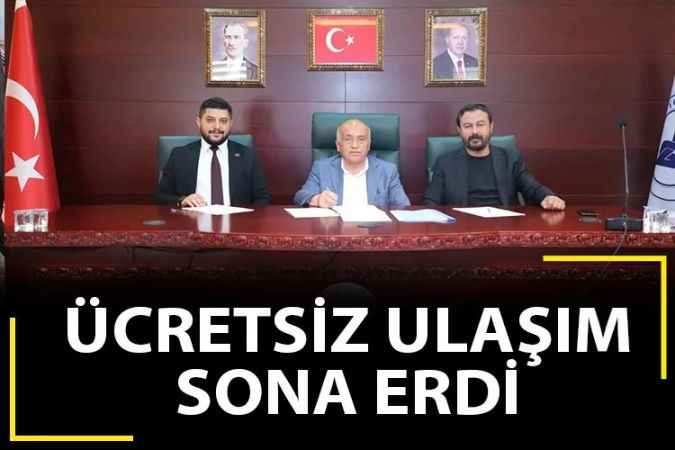 Yüksek Hızlı Tren Garı toplu taşıma ücretli oldu