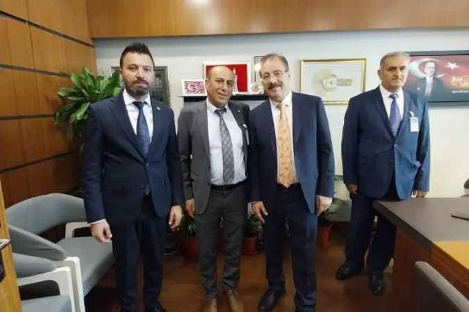 Yozgat DSP İl Başkanlığı'ndan meclis ziyareti