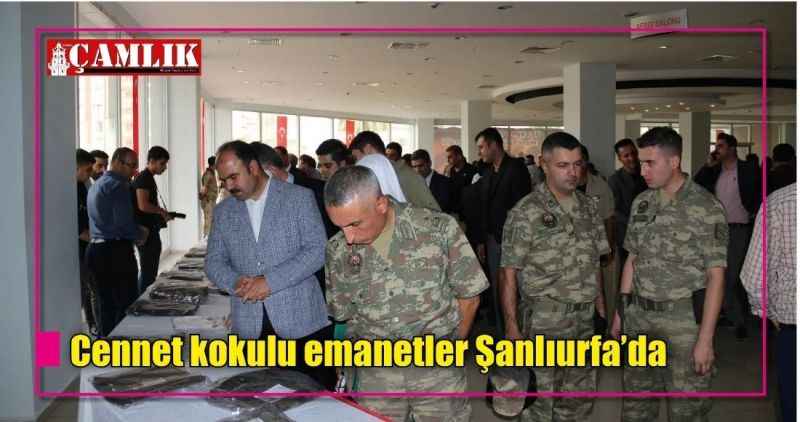 Cennet kokulu emanetler Şanlıurfa'da