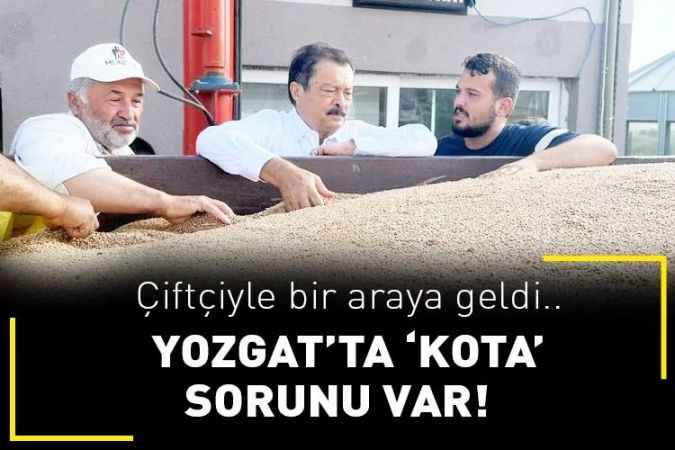 İYİ Parti Yozgat Milletvekili Lutfullah Kayalar, Yozgat’ın Yerköy İlçesinde çiftçilerle bir araya geldi