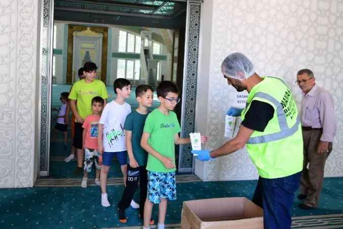 Mamak Belediyesi, yaz Kur'an kursuna katılan çocukları sevindirdi
