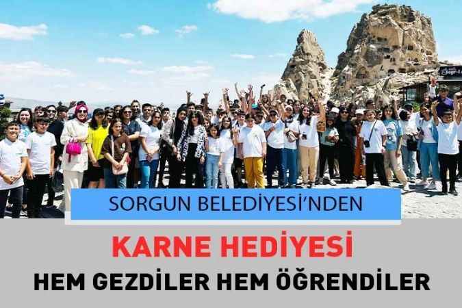 Sorgun Belediye Başkanı Ekici Sözünü Tuttu, Karne Hediyesi Gerçekleştirildi
