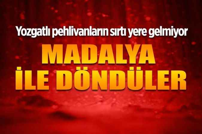 Geleneksel Çıkrık Köyü 6. Karakucak Güreşlerinde Yozgatlı sporcular madalya kazandı