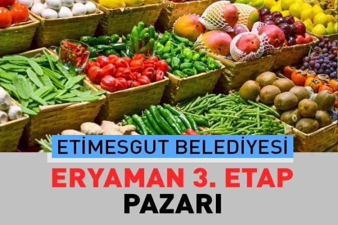 Türkiye’nin Bu Haftaki En Ucuz Halk Pazarı Ankara Etimesgut İlçesi Eryaman 3. Etap, Toplu Konut Semt  Pazarı 12 Temmuz 2023