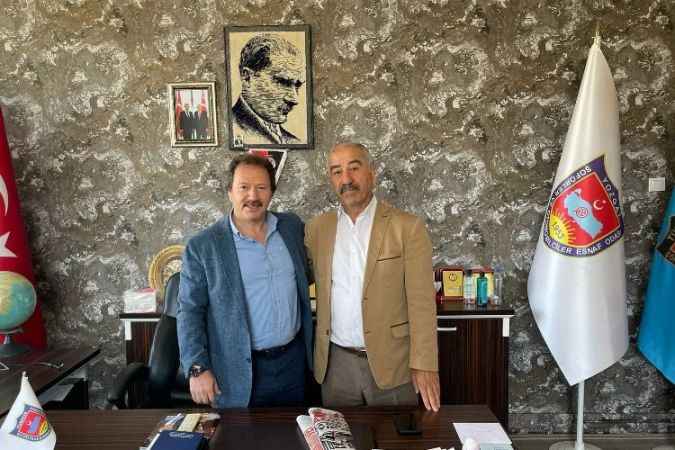 Yozgat Şoförler Odası Başkanı İlhami Bakıcı'yı ziyaret ettiler