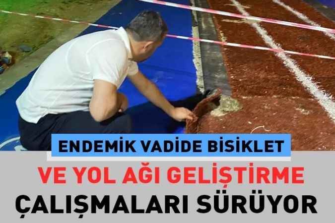 Pursaklar Belediyesi Endemik Vadi ’de Yürüyüş ve Bisiklet Yol Ağını geliştiriyor.