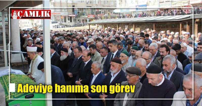 Adeviye hanıma son görev