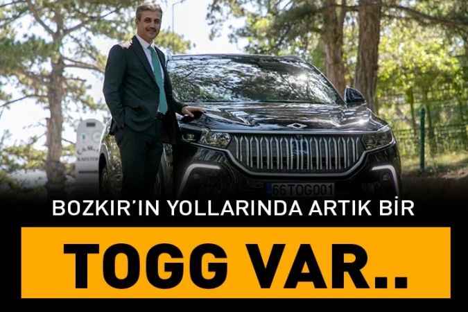 Bozkırın yollarında  Bir TOGG var!