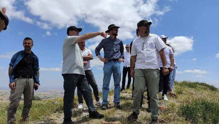 Yozgat'ın Sorgun İlçesi'nde bulunan Kerkenes Harabeleri'nde yeni parçalar bulundu