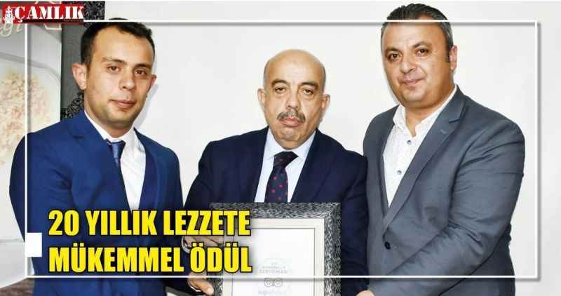 20 YILLIK LEZZETE MÜKEMMEL ÖDÜL