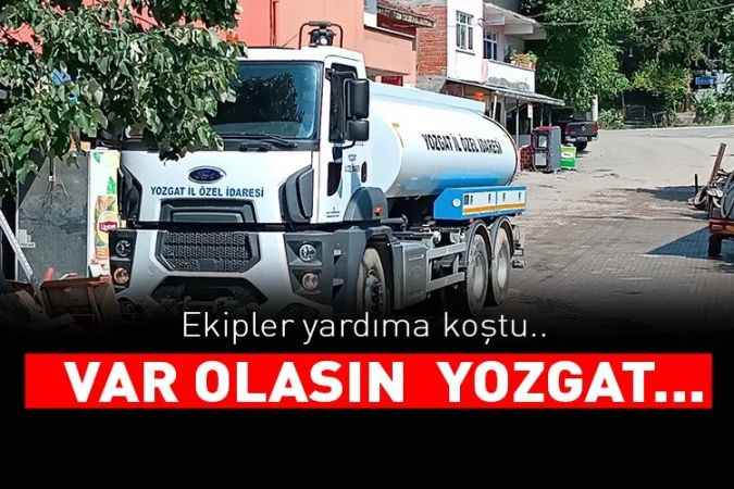 Yozgat yardıma koştu