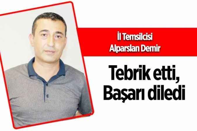 Türkiye Futbol Federasyonu İl Temsilcisi Alparslan Demir, birinci amatör küme ligine yükselen takımları tebrik etti