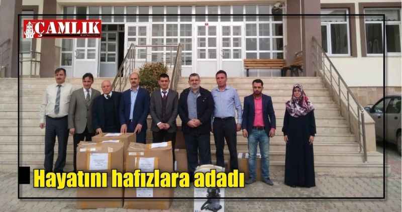 Hayatını hafızlara adadı