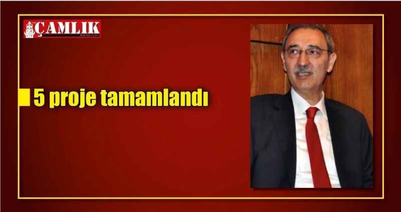 5 proje tamamlandı