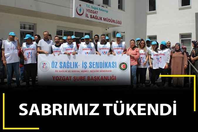 Öz Sağlık-İş Sendikası geriye dönük alacaklarının ödenmesini istiyor