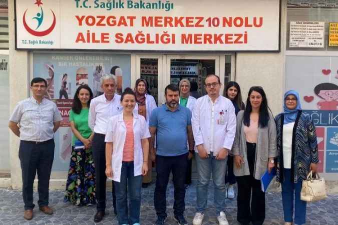 Yozgat İl Sağlık Müdürlüğü ekipleri ziyaretlerine devam ediyor