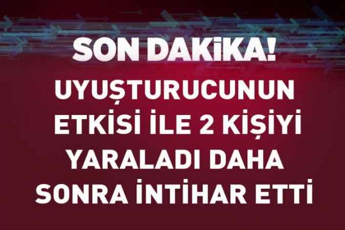 Ankara'da uyuşturucu etkisindeki şahıs iki kişiyi yaraladıktan sonra yaşamına son verdi
