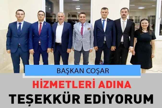 Başkan Coşar Veda Yemeğine Katıldı