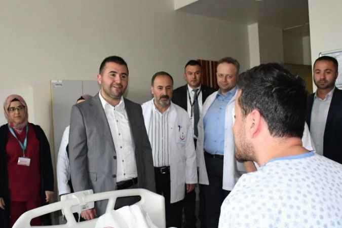 Yozgat Şehir Hastanesi yönetimi hastaların her zaman yanında