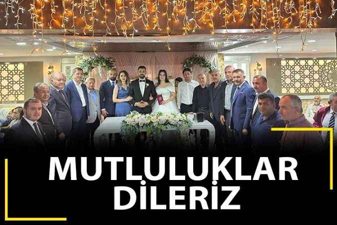 Yozgat İl Özel İdaresi Genel Sekreteri Nazif Yılmaz oğlunu evlendirdi