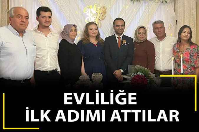 Nisa ve Murat Sefa Evliliğe ilk adımı attılar