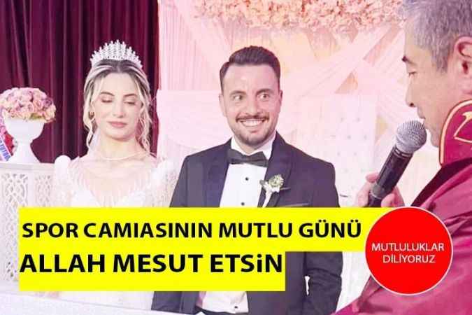 Yozgat’ın sevilen genç antrenörlerinden Süleyman Kozan, dünya evine girdi