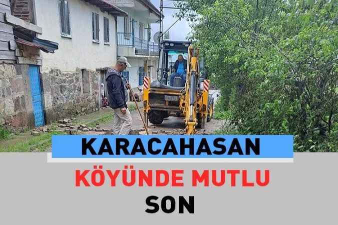 Karacahasan Köyü Doğalgazına Kavuştu