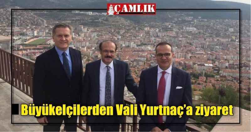 Büyükelçilerden Vali Yurtnaç'a ziyaret