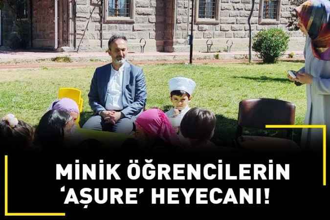 Yozgat İl Müftülüğüne bağlı Abdulhamithan 4-6 yaş Kur’an Kursunda öğrenim gören öğrenciler aşure heyecanı yaşadı
