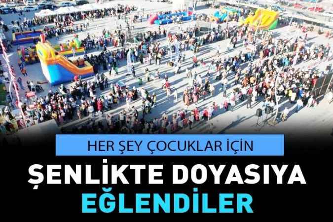 Çocuklar Doyasıya Eğlendi