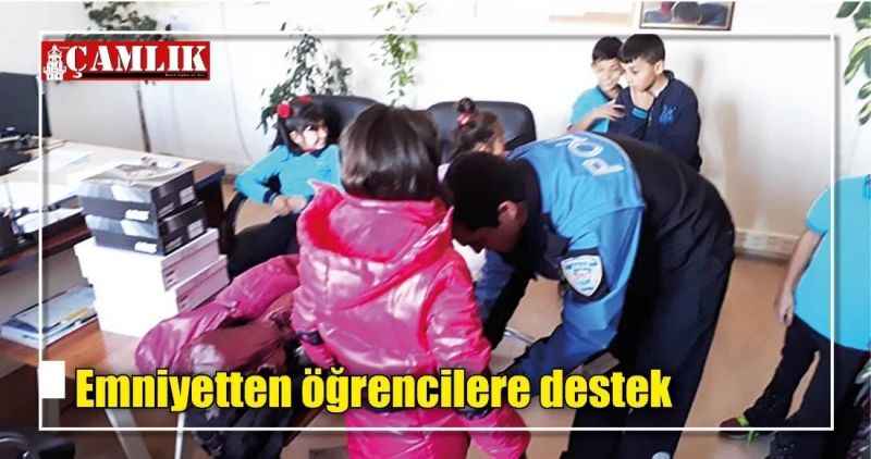 Emniyetten öğrencilere destek