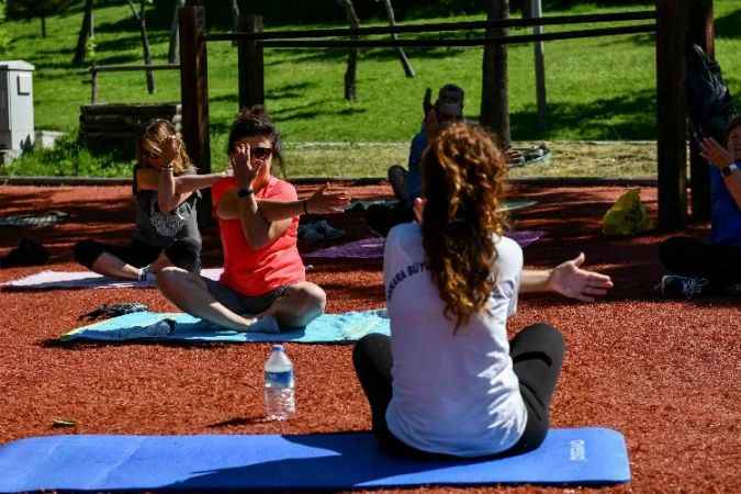 Vatandaşlar büyük ilgi gösteriyor... Ücretsiz spor imkanı sunuyor