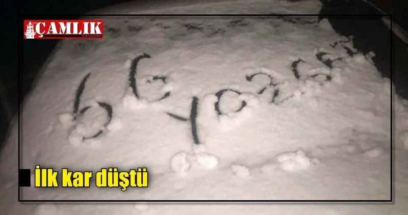 İlk kar düştü